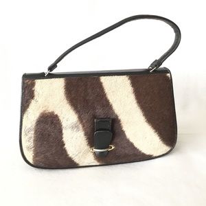 Vintage Leather Cowhide Bag!